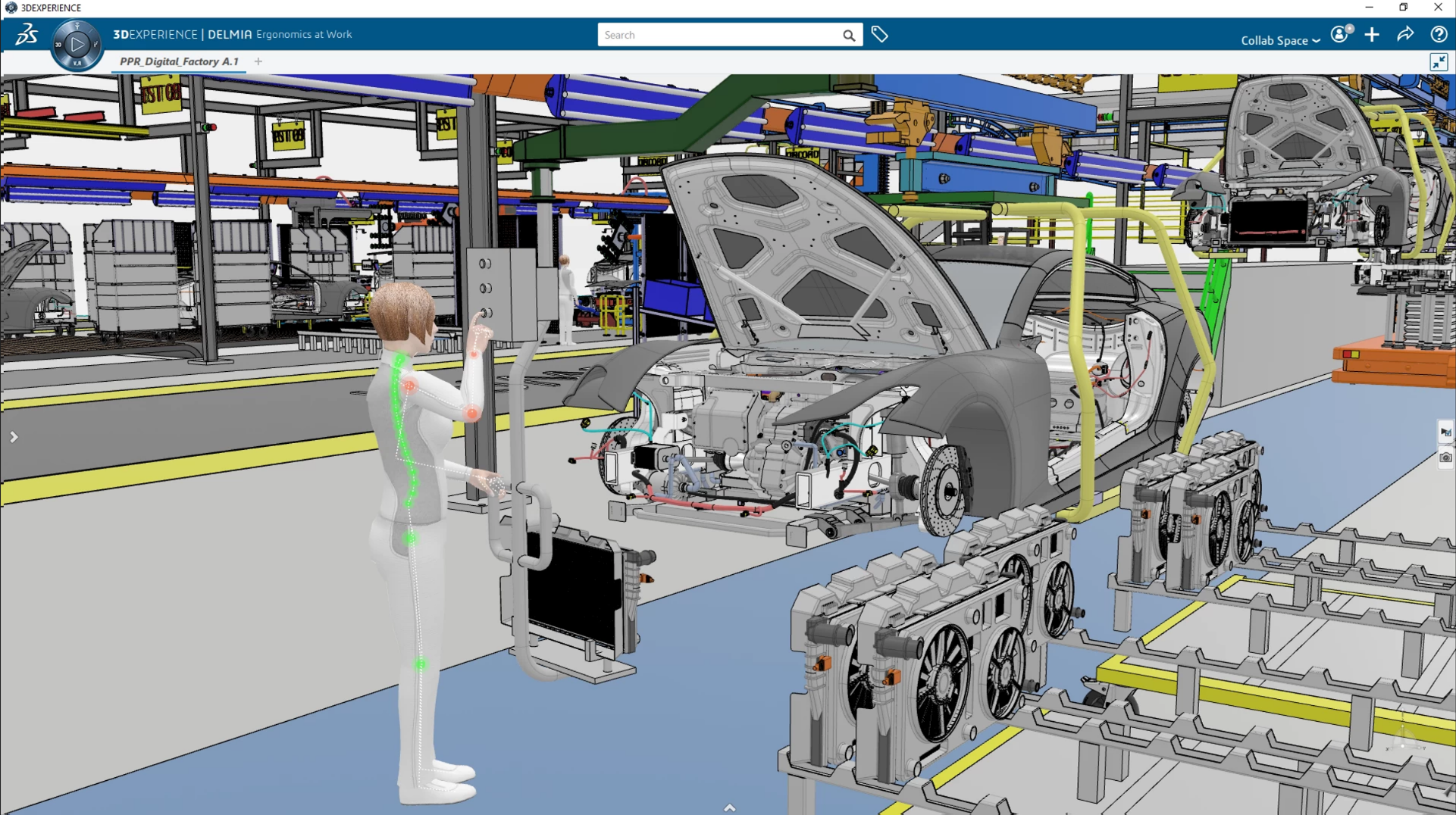 Webinar Digital Manufacturing Ergonomics on the cloud with 3DEXPERIENCE